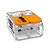Kit 10 Conector Emenda Compacto Fios e Cabos 2 Vias 221 Wago - Imagem 2