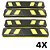 Kit 4 Protetores Para-Choque Garagem Estacionamento em EVA - Imagem 1