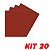Kit 20 Lixa Folha Grão 220 Massa Gesso Parede 27X22cm - Imagem 1