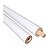 Kit Varão Suporte Simples Cortina Ponteira 28mmX4M Branco - Imagem 2