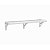 Prateleira PVC C/ Suporte 120x30cm Branca PM3S/120 Astra - Imagem 1