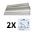 Kit 2 Molduras de Isopor Rodateto A35 4 Metros Epex - Imagem 1