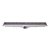 Ralo Linear Grelha Aço Inox Sifonado Cinza 5x70cm Estrela - Imagem 1