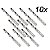 Kit 10 Brocas De Aço Rápido P/ Metal 5/16'' 8mm Irwin - Imagem 1