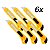 Kit 6 Estilete C/ Trava Lâmina Larga 8286 18mm Brasfort - Imagem 1