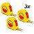 Kit 3 Trena Bolso Fita Aço Resistente C/ Trava 3m Starrett - Imagem 1