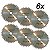 Kit 6 Disco Serra Para Madeira 230mm 9.1/4'' 36 Dentes - Imagem 1