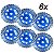 Kit 6 Disco Desbaste Diamantado Rebolo 115mm x 22,23mm Idea - Imagem 1