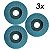 Kit 3 Disco Flap Desbaste Acabamento Grão 60 115x22mm - Imagem 1