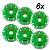 Kit 6 Disco de Corte Diamantado Turbo Eco 110x20mm 4.3/8'' - Imagem 3