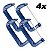 Kit 4 Sargento Grampo Marceneiro Tipo C Pesado 6'' 150mm - Imagem 1