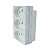 Conjunto 3 Tomadas Branca Monobloco 2P+T 10A 250V 4x2 Ilumi - Imagem 2
