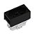 Tomada Elétrica Preta 2P+T 10A 250V Placa Espelho 4x2 Ilumi - Imagem 2