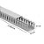 Kit 2 Canaleta Aberta Painel Elétrico Branca 30x30x2000mm - Imagem 2
