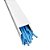 Kit 3 Canaleta Aberta Painel Elétrico Branca 30x30x2000mm - Imagem 4