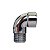 Joelho Cotovelo Curva Metal Crômado Macho X Fêmea 3/4 X 90° - Imagem 1
