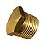 Plug Rosca Tampão P/ Tubulação Macho Metal Dourado 1/2'' - Imagem 1