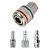 Kit Engate Rápido de Ar Rosca Fêmea + 3 Pinos Crômado 1/4'' - Imagem 1