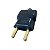 Kit 10 Plug Tomada Pino Macho Prensa Cabo 2P Preto 20A 250V - Imagem 3