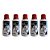 Kit 5 Pigmento Corante Líquido Bisnaga Tinta 50ml Vermelho - Imagem 1