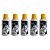 Kit 5 Pigmento Corante Líquido Bisnaga Tinta 50ml Amarelo - Imagem 1
