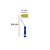 Kit 3 Rolo Pintura Rolinho Espuma Amarela C/ Cabo 5cm Tigre - Imagem 3