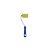 Kit 3 Rolo Pintura Rolinho Espuma Amarela C/ Cabo 5cm Tigre - Imagem 5