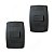 Kit 2 Interruptor Simples Preto 10A 250V Placa 4x2 Ilumi - Imagem 1