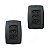 Kit 2 Conjunto 3 Tomadas Preta Monobloco 2P+T 10A 250V 4x2 - Imagem 1