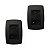 Kit 2 Conjunto 2 Tomadas Preta Monobloco 2P+T 10A 250V 4x2 - Imagem 1