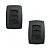 Kit 2 Conjunto 3 Tomadas Preta Monobloco 2P+T 20A 250V 4x2 - Imagem 1