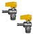 Kit 2 Registro Válvula Esférica 90° RM Espigão 1/2'' Pex Gás - Imagem 1