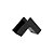 Kit 2 Conexão Curva Cotovelo Interno Preto Canaleta 20x10mm - Imagem 5
