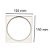 Porta Grelha Ralo Quadrado Caxilho Branco 150mm Tigre - Imagem 3