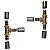 Kit 2 Te Tee Gás Encanado 16-16 16mm Tubo Pex Multicamadas - Imagem 1