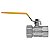 Kit 2 Registro Valvula Esférica Alavanca RF DN25 1'' Pex Gás - Imagem 4