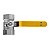 Kit 4 Registro Valvula Esférica Alavanca RF DN25 1'' Pex Gás - Imagem 2