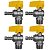 Kit 4 Registro Válvula Esférica 90° RM Espigão 1/2'' Pex Gás - Imagem 1