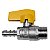 Kit 4 Registro Válvula Esférica RM 1/2'' C/ Espigão Pex Gás - Imagem 2