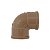 Joelho Cotovelo 90º PVC Soldável Rosca 25mmx1/2'' Marrom - Imagem 2