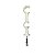 Kit 4 Suporte Varão Duplo Cortina C/ Ponteira 19-28mm Branco - Imagem 4