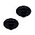 Kit 2 Plafon Simples Redondo Rosqueado E27 14,5cm Preto - Imagem 1