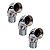 Kit 3 Joelho Cotovelo Curva Metal Cromado RM X RF 1/2'' X 90 - Imagem 1