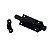 Kit 2 Trinco Fecho Chato Portão Porta Cadeado 5x3cm N0 Preto - Imagem 3