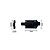 Kit 4 Trinco Fecho Chato Portão Porta Cadeado 5x3cm N0 Preto - Imagem 5