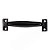 Kit 2 Puxador Tipo Alça Aço Porta Armário Gaveta 130mm Preto - Imagem 2