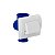 Válvula Descarga Base Completa 1.1/2'' DN40 VDK Branco Astra - Imagem 1