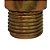 Kit 6 Joelho Cotovelo Curva Metal Dourado RM X RF 1/2'' X90° - Imagem 5