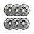 Kit 6 Disco De Corte Diamantado Turbo 8mm 110mm x 20mm Matz - Imagem 1