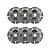 Kit 6 Disco De Corte Diamantado Segmentado 8mm 110x20mm Matz - Imagem 1